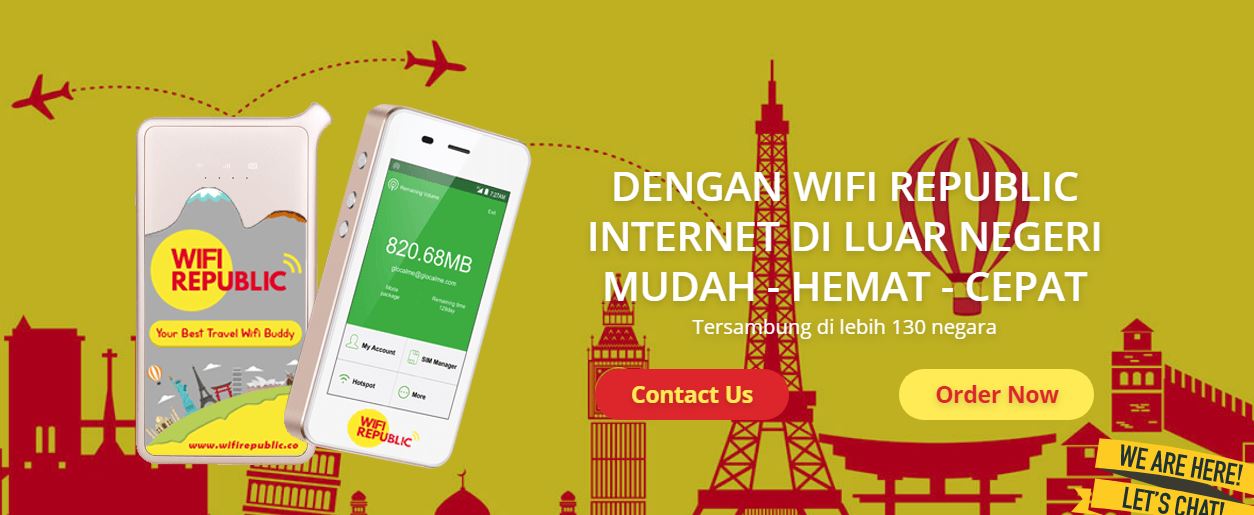 Tetep On di Kuala Lumpur Malaysia Pakai Modem Wifi Republic
